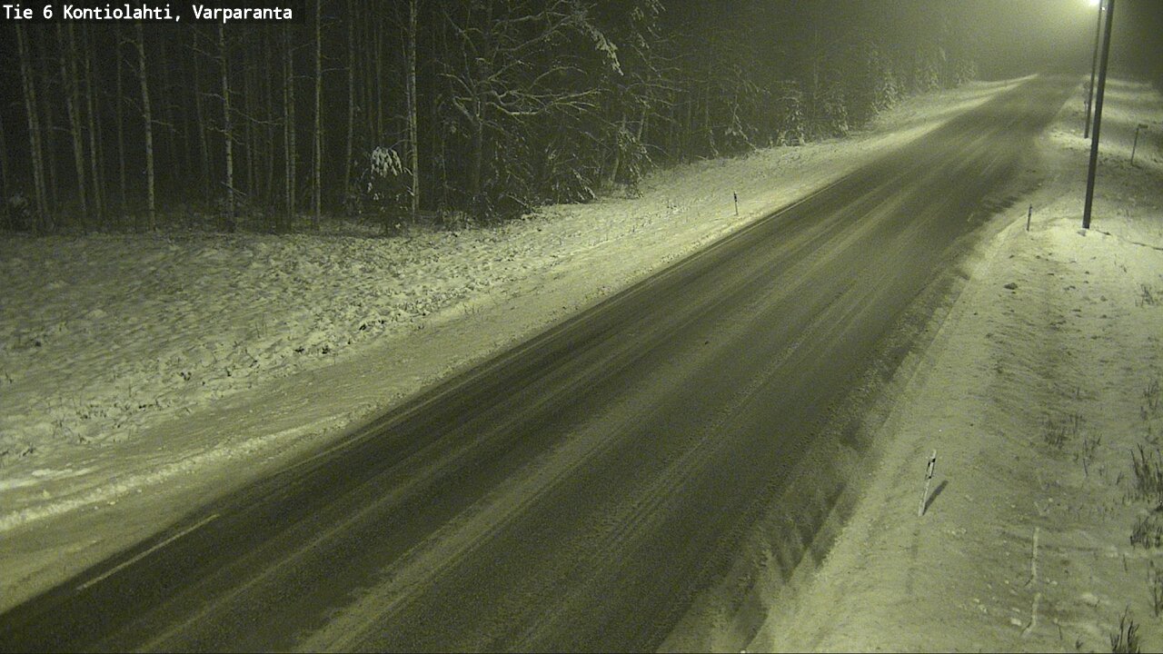 Weather Camera Image Road 6 Kontiolahti, Varparanta, Kontiolahti, Pohjois-Karjala