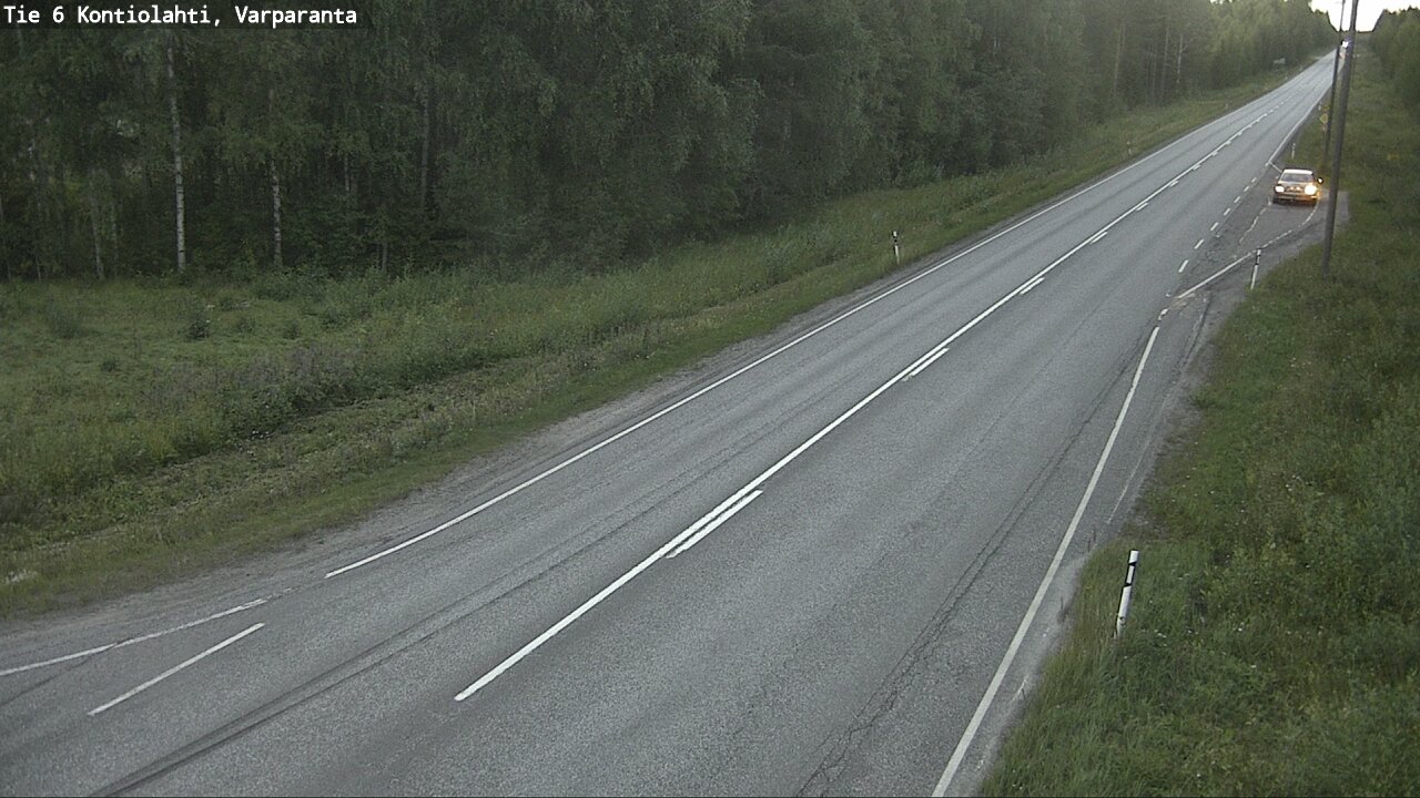 Weather Camera Image Road 6 Kontiolahti, Varparanta, Kontiolahti, Pohjois-Karjala