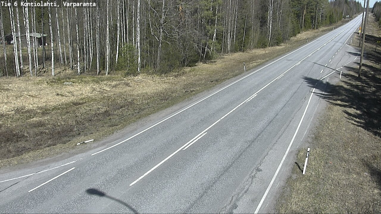 Weather Camera Image Road 6 Kontiolahti, Varparanta, Kontiolahti, Pohjois-Karjala