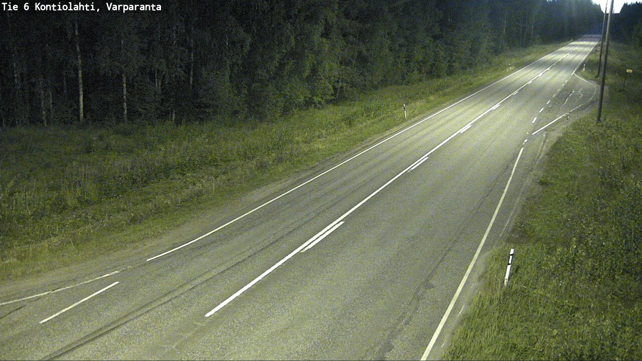 Weather Camera Image Road 6 Kontiolahti, Varparanta, Kontiolahti, Pohjois-Karjala