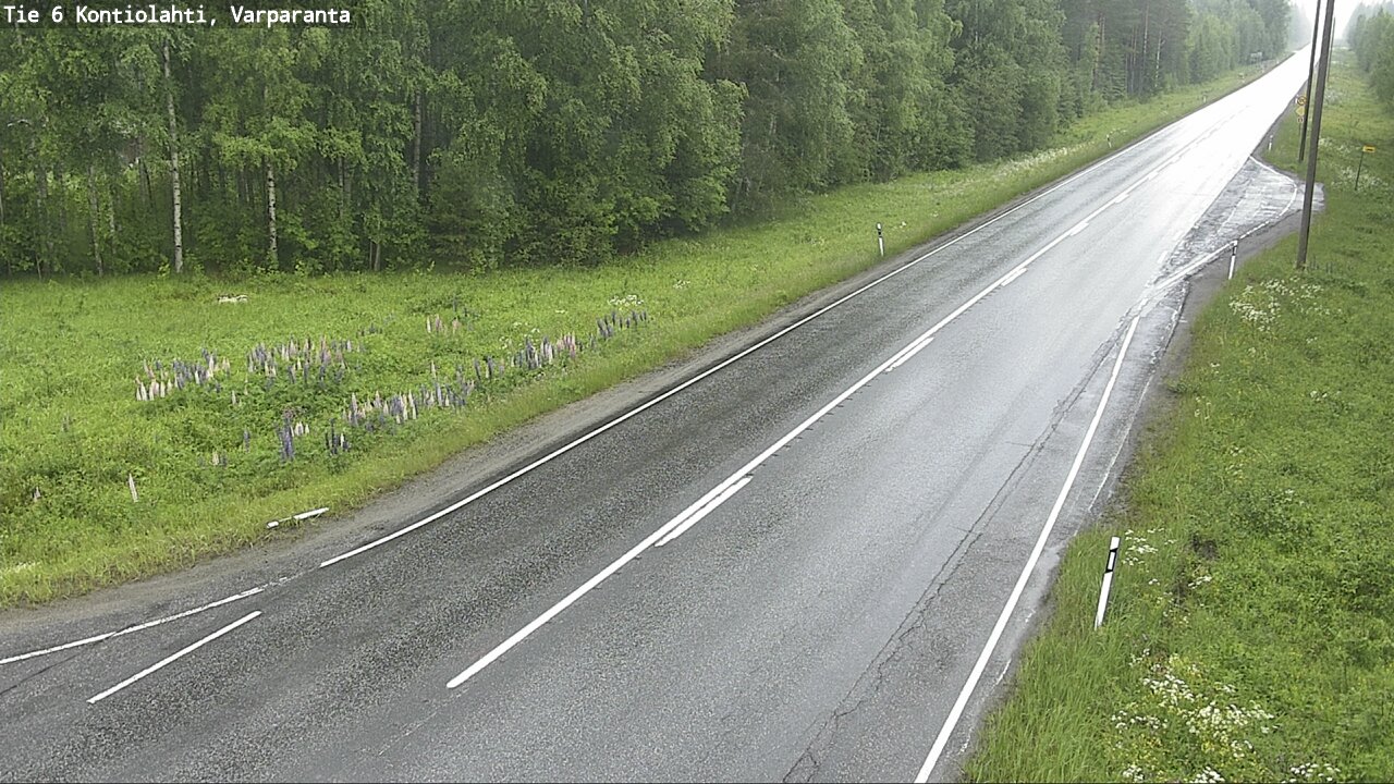 Weather Camera Image Road 6 Kontiolahti, Varparanta, Kontiolahti, Pohjois-Karjala