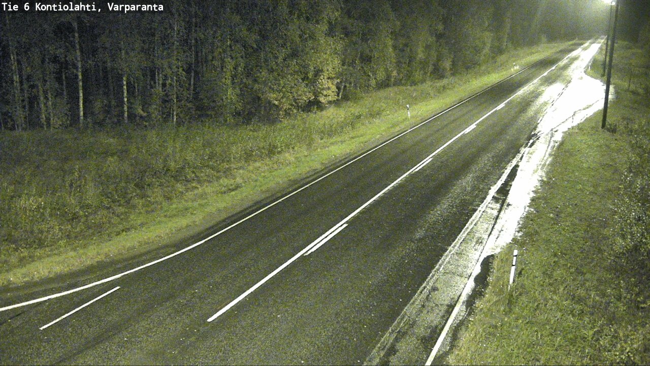 Weather Camera Image Road 6 Kontiolahti, Varparanta, Kontiolahti, Pohjois-Karjala
