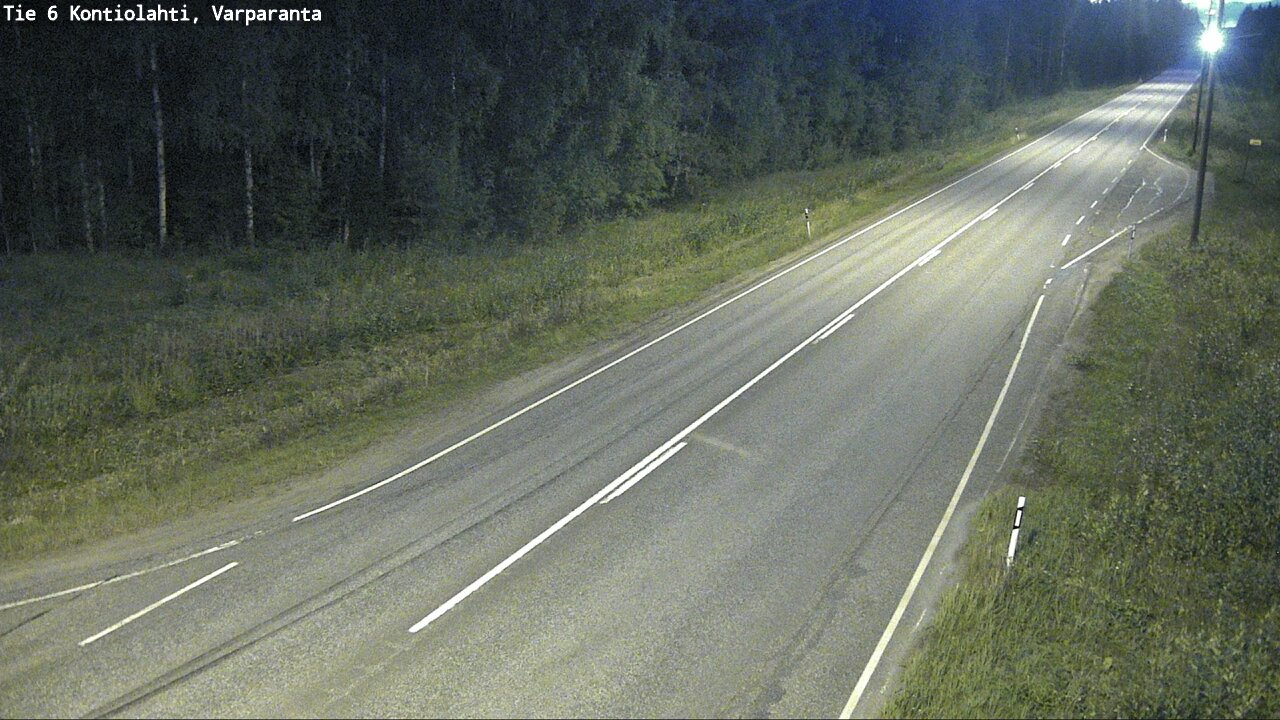 Weather Camera Image Road 6 Kontiolahti, Varparanta, Kontiolahti, Pohjois-Karjala