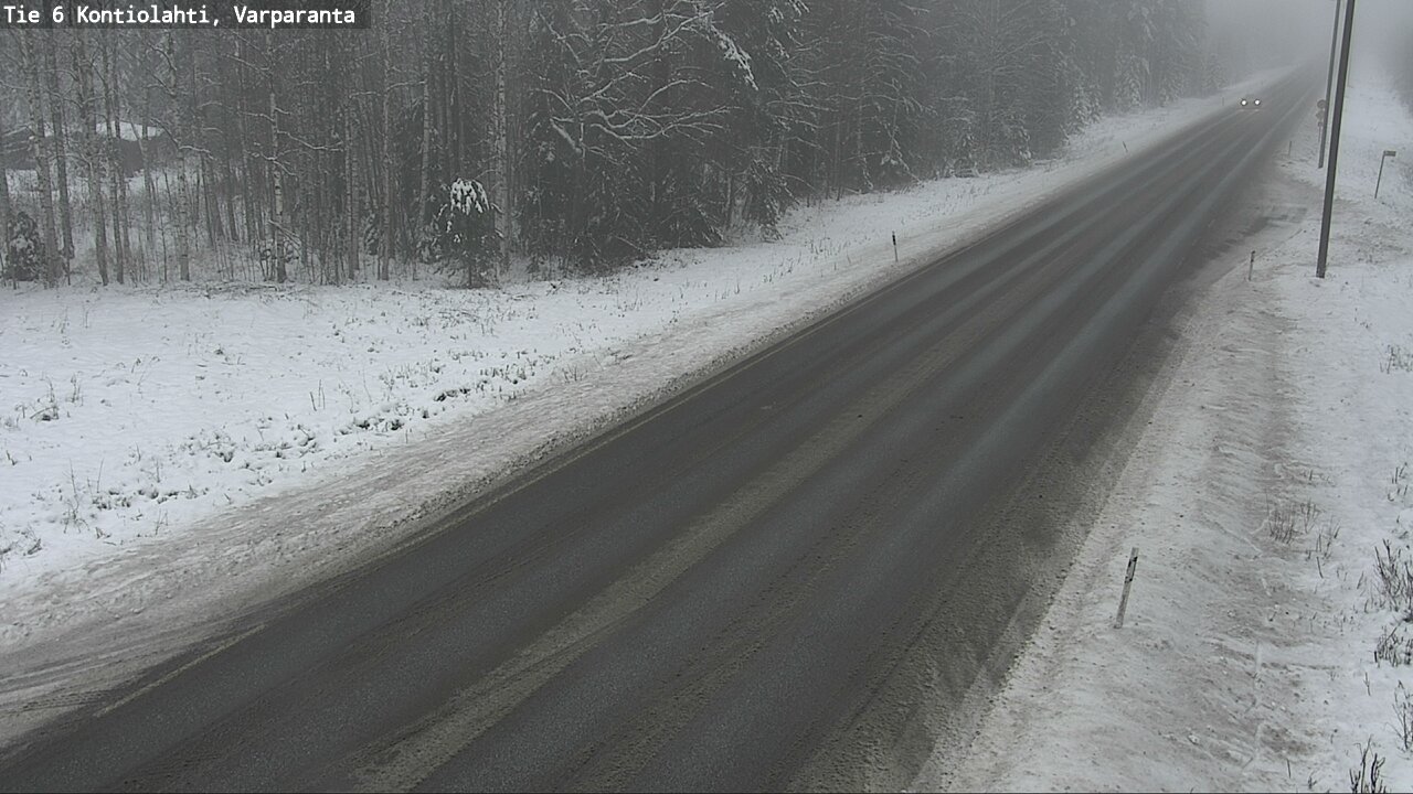 Weather Camera Image Road 6 Kontiolahti, Varparanta, Kontiolahti, Pohjois-Karjala