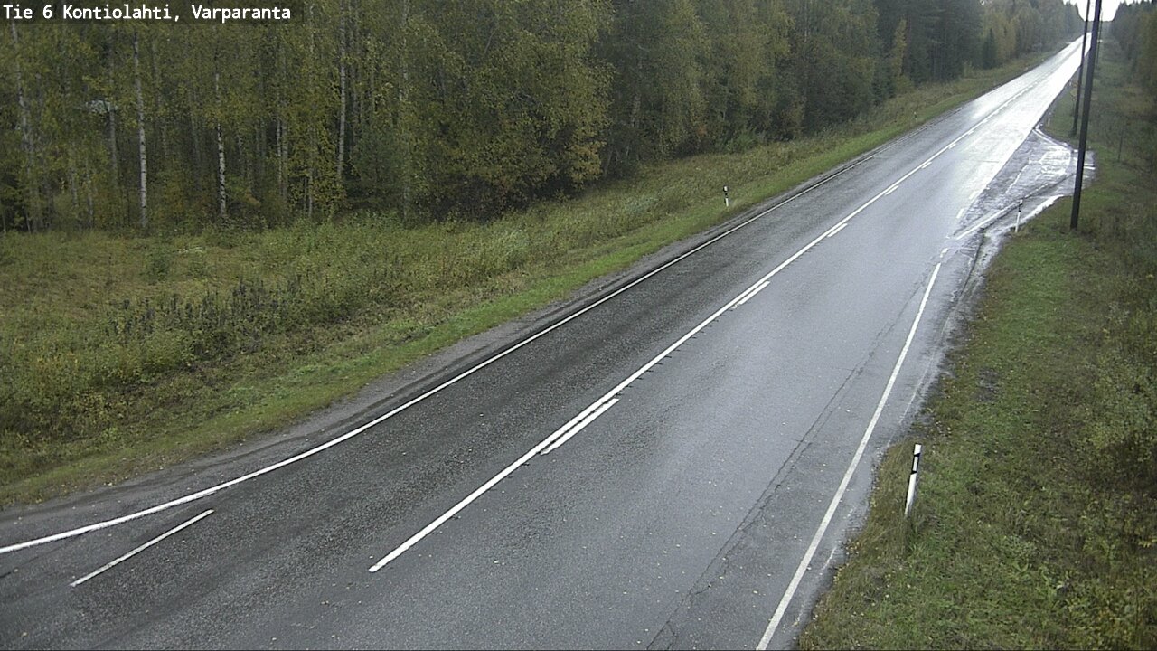 Weather Camera Image Road 6 Kontiolahti, Varparanta, Kontiolahti, Pohjois-Karjala