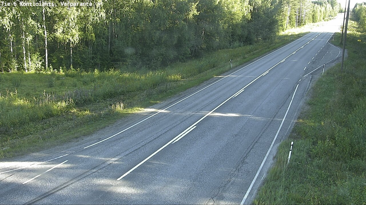 Weather Camera Image Road 6 Kontiolahti, Varparanta, Kontiolahti, Pohjois-Karjala