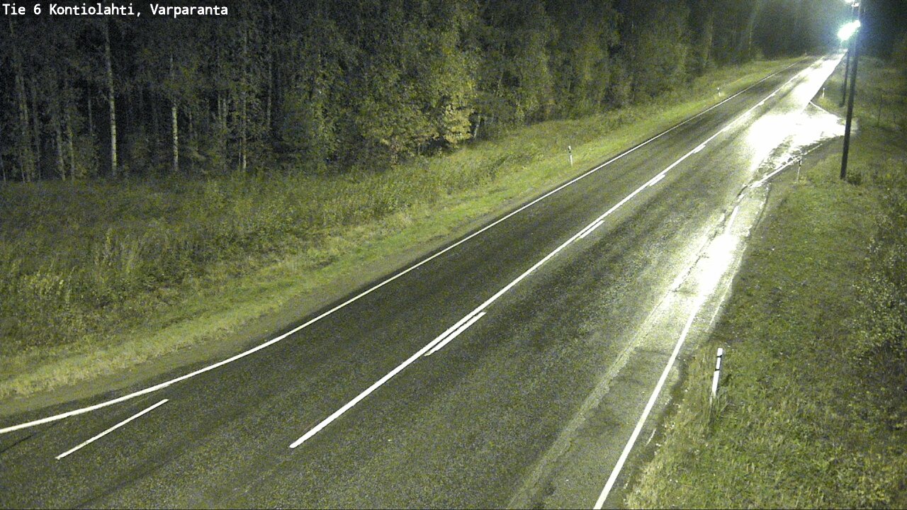 Weather Camera Image Road 6 Kontiolahti, Varparanta, Kontiolahti, Pohjois-Karjala