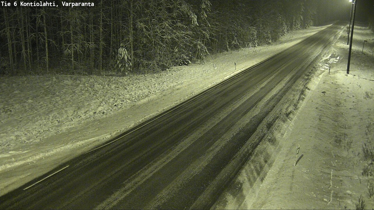 Weather Camera Image Road 6 Kontiolahti, Varparanta, Kontiolahti, Pohjois-Karjala