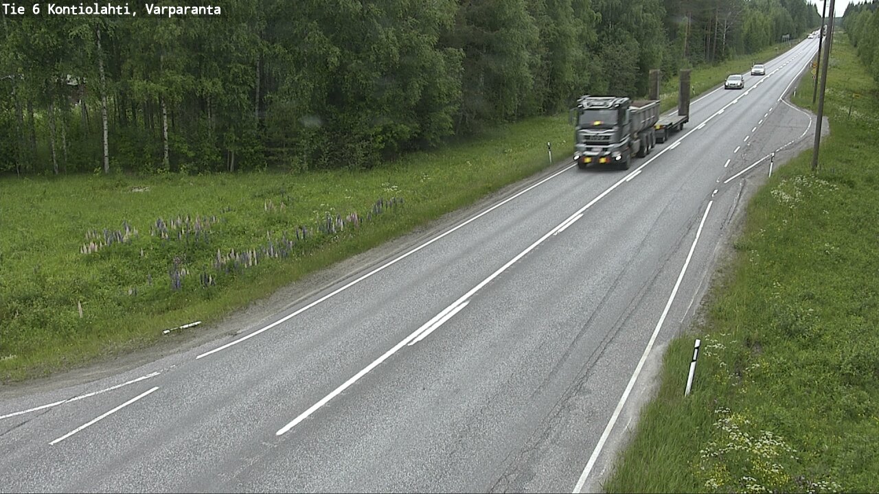 Kelikamerat Kuva Tie 6 Kontiolahti, Varpara, Kontiolahti, Pohjois-Karjala
