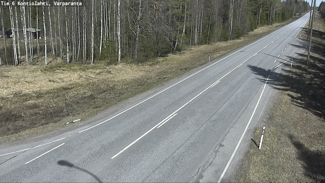 Weather Camera Image Road 6 Kontiolahti, Varparanta, Kontiolahti, Pohjois-Karjala