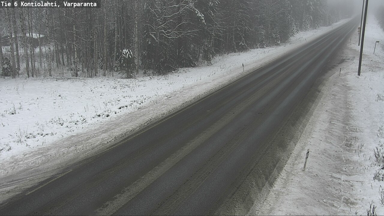 Weather Camera Image Road 6 Kontiolahti, Varparanta, Kontiolahti, Pohjois-Karjala