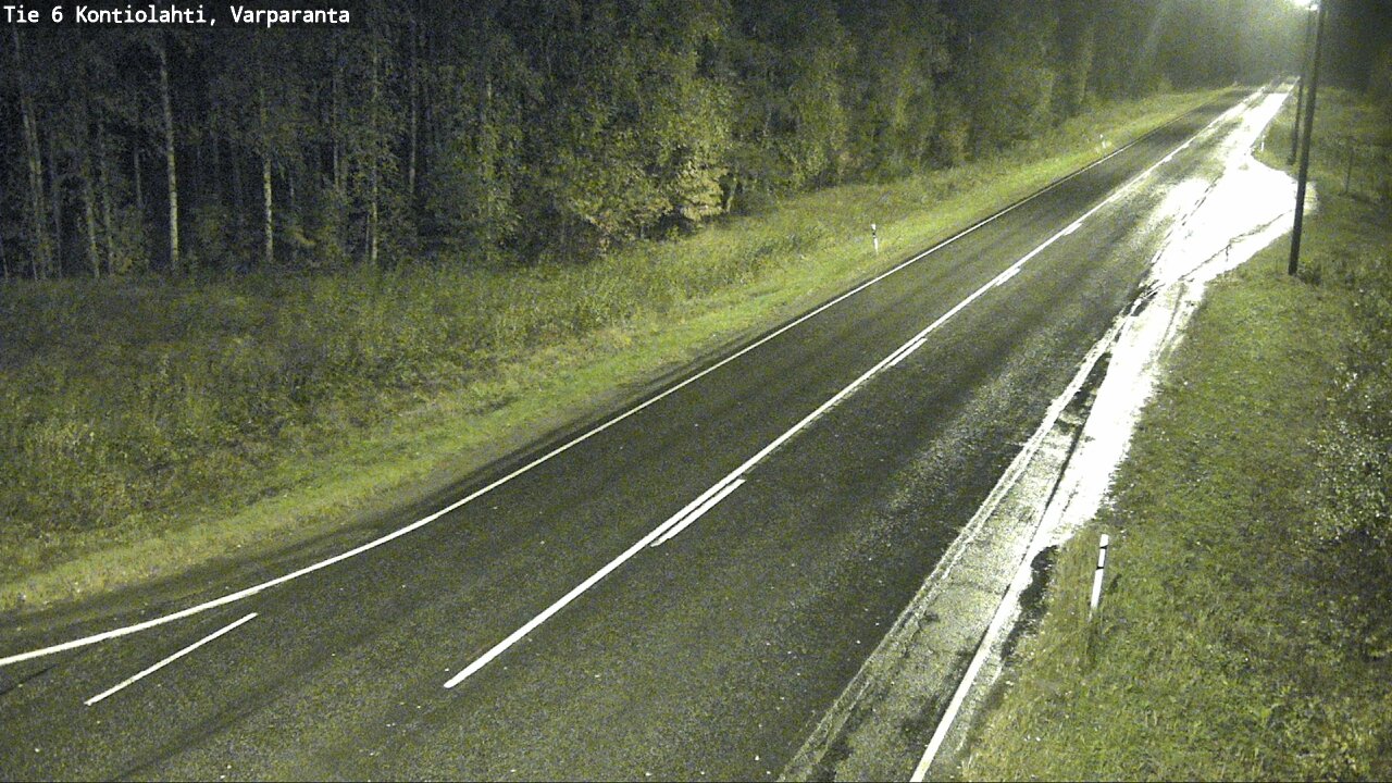 Weather Camera Image Road 6 Kontiolahti, Varparanta, Kontiolahti, Pohjois-Karjala