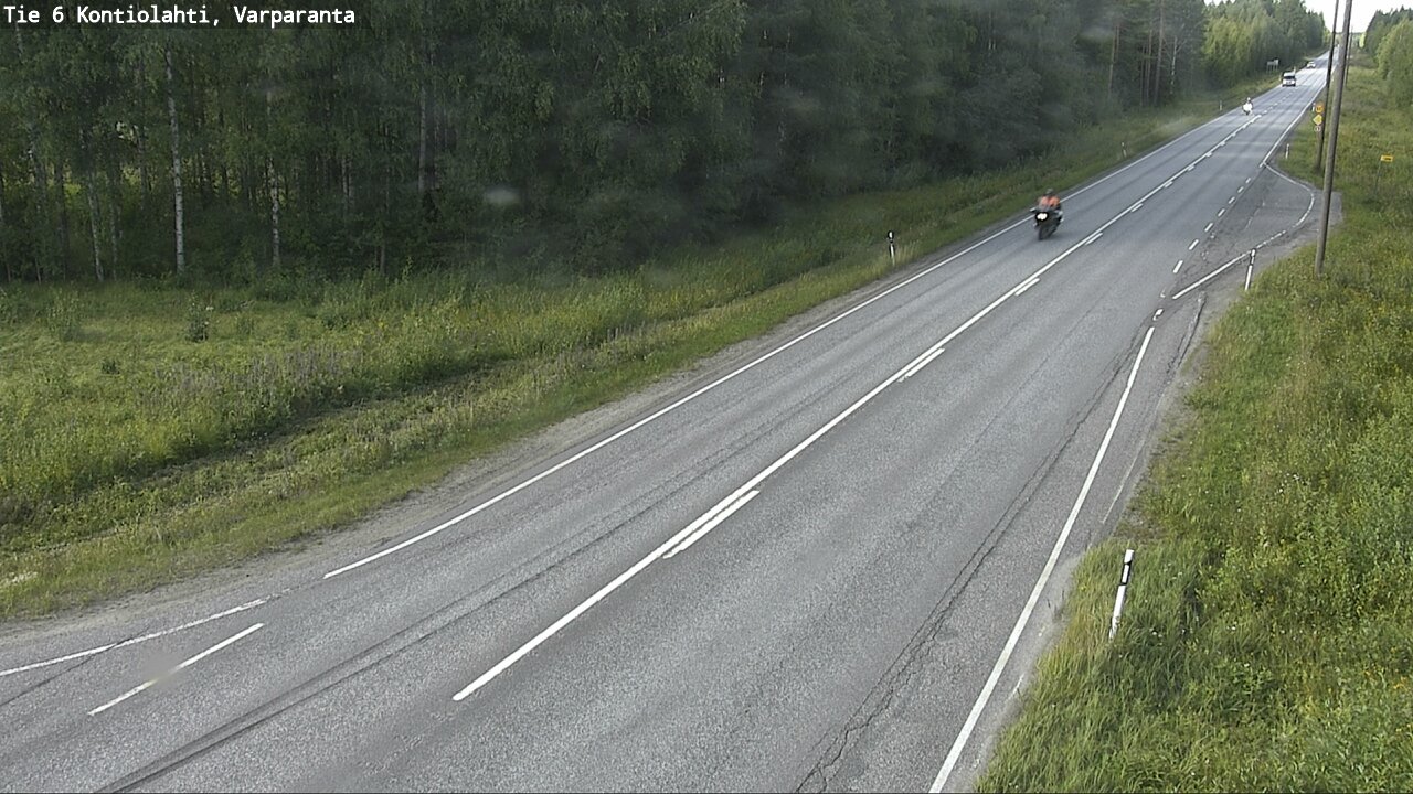 Weather Camera Image Road 6 Kontiolahti, Varparanta, Kontiolahti, Pohjois-Karjala