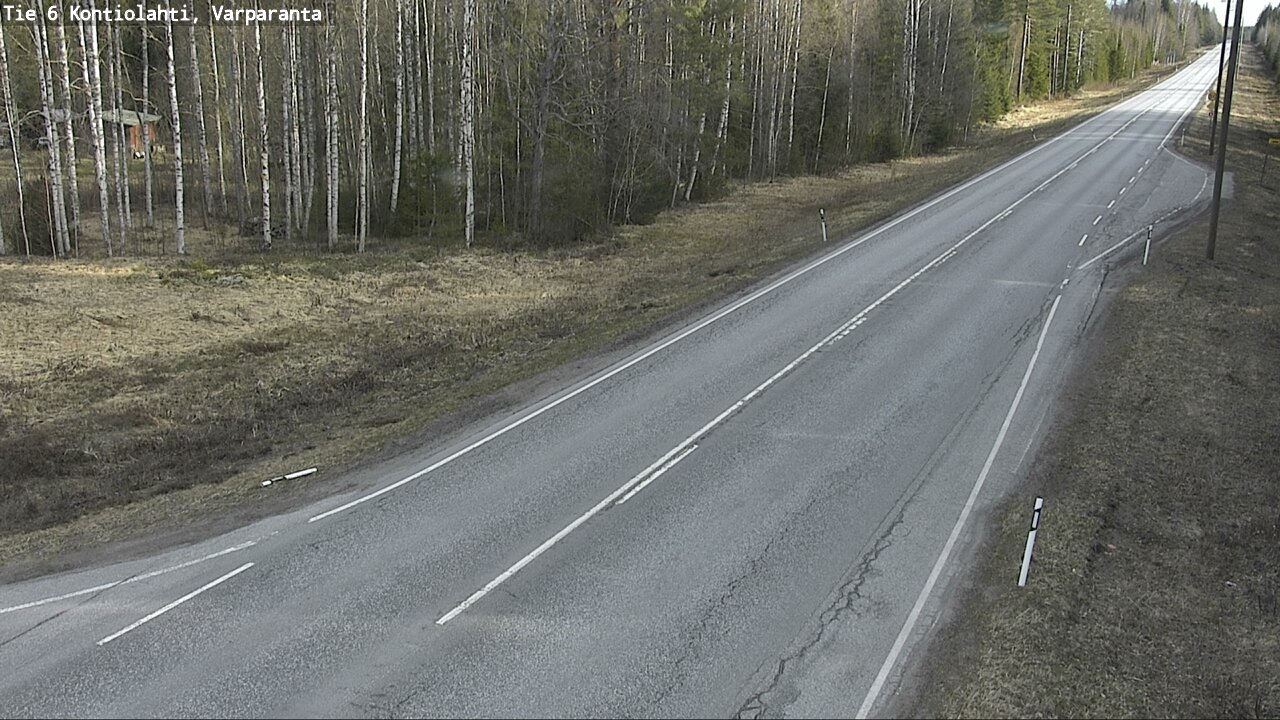 Weather Camera Image Road 6 Kontiolahti, Varparanta, Kontiolahti, Pohjois-Karjala
