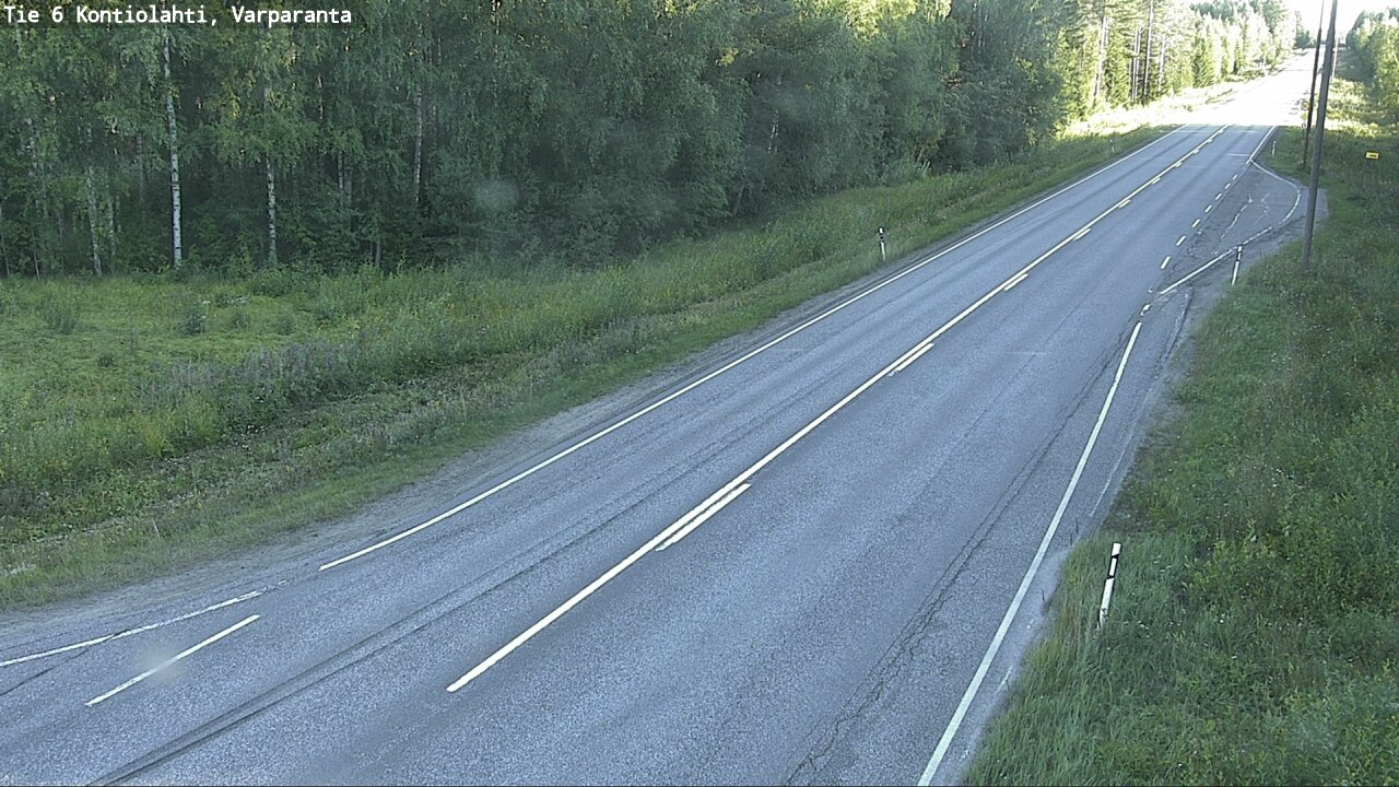 Weather Camera Image Road 6 Kontiolahti, Varparanta, Kontiolahti, Pohjois-Karjala