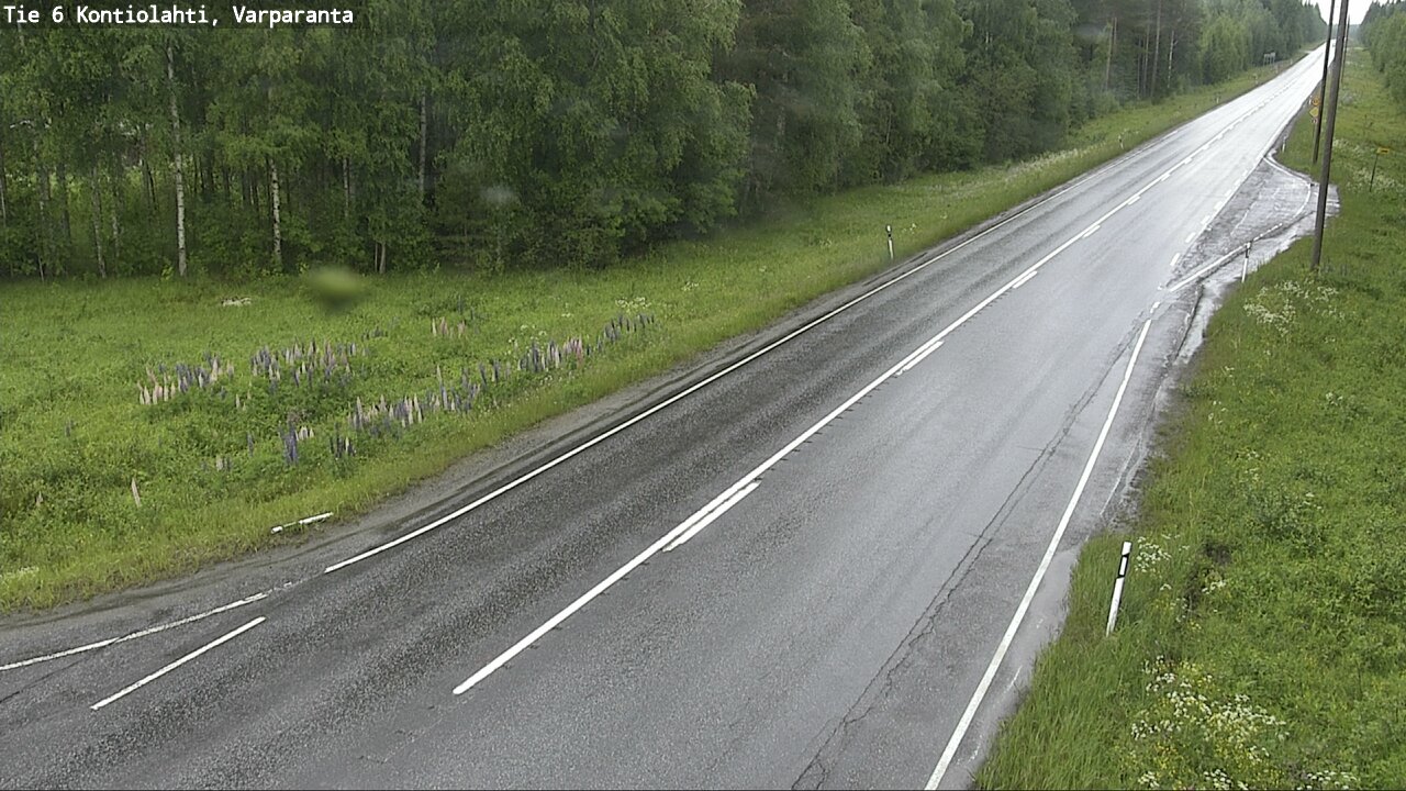 Weather Camera Image Road 6 Kontiolahti, Varparanta, Kontiolahti, Pohjois-Karjala
