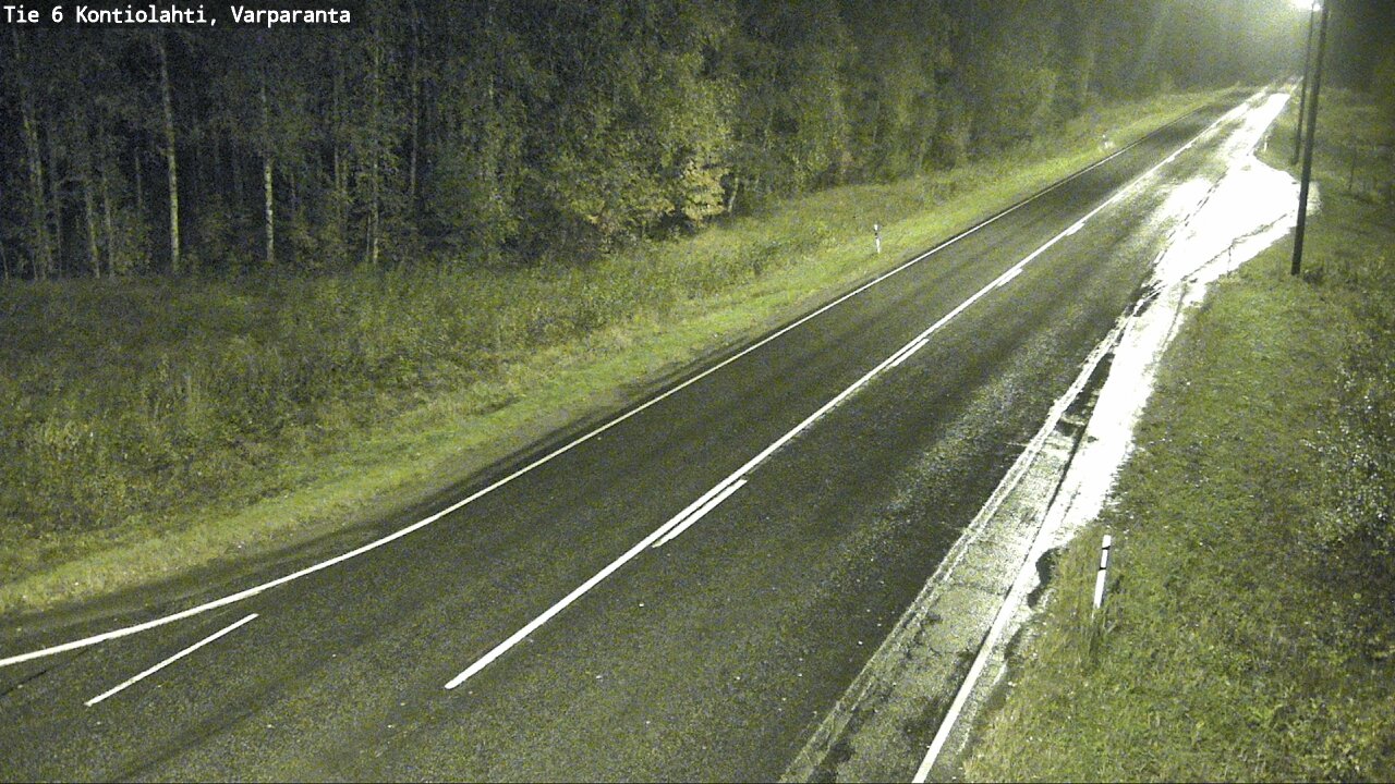 Weather Camera Image Road 6 Kontiolahti, Varparanta, Kontiolahti, Pohjois-Karjala