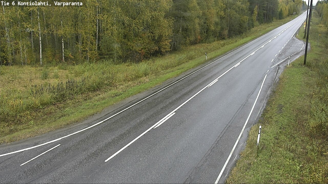 Weather Camera Image Road 6 Kontiolahti, Varparanta, Kontiolahti, Pohjois-Karjala