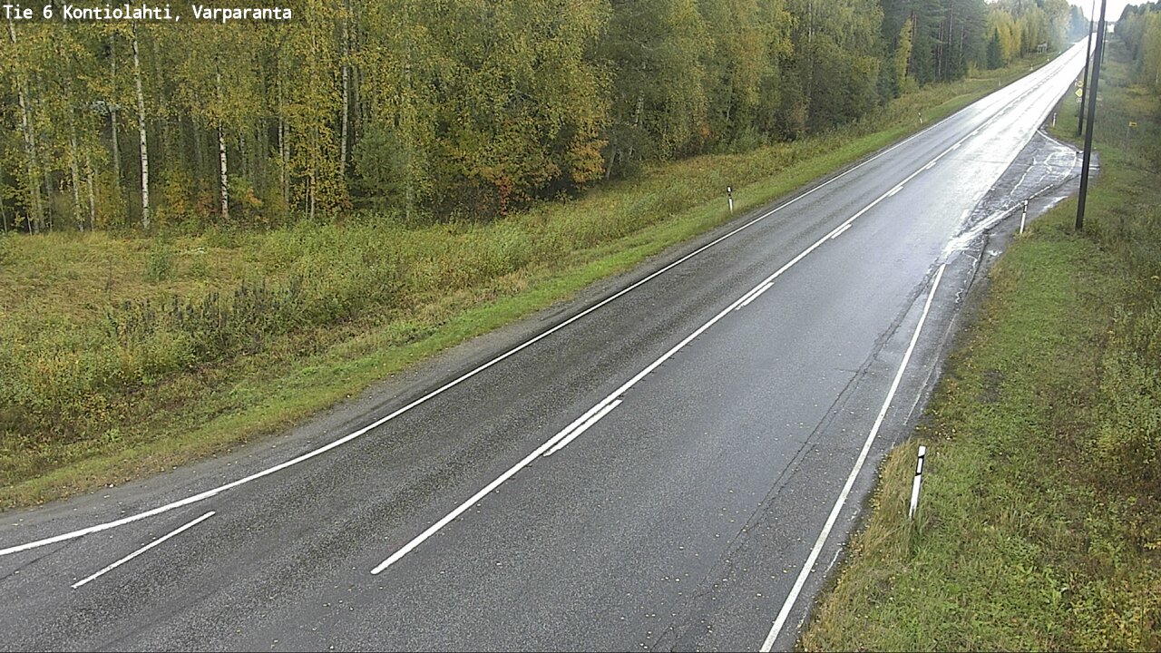 Weather Camera Image Road 6 Kontiolahti, Varparanta, Kontiolahti, Pohjois-Karjala