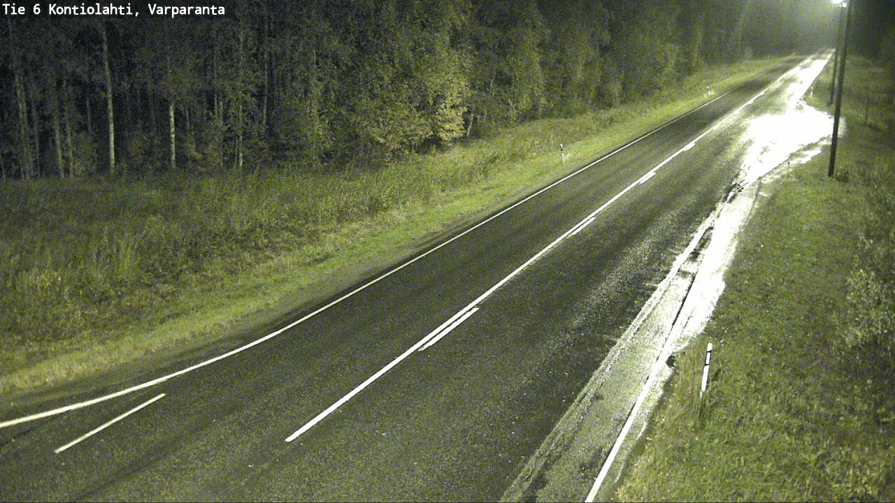 Weather Camera Image Road 6 Kontiolahti, Varparanta, Kontiolahti, Pohjois-Karjala