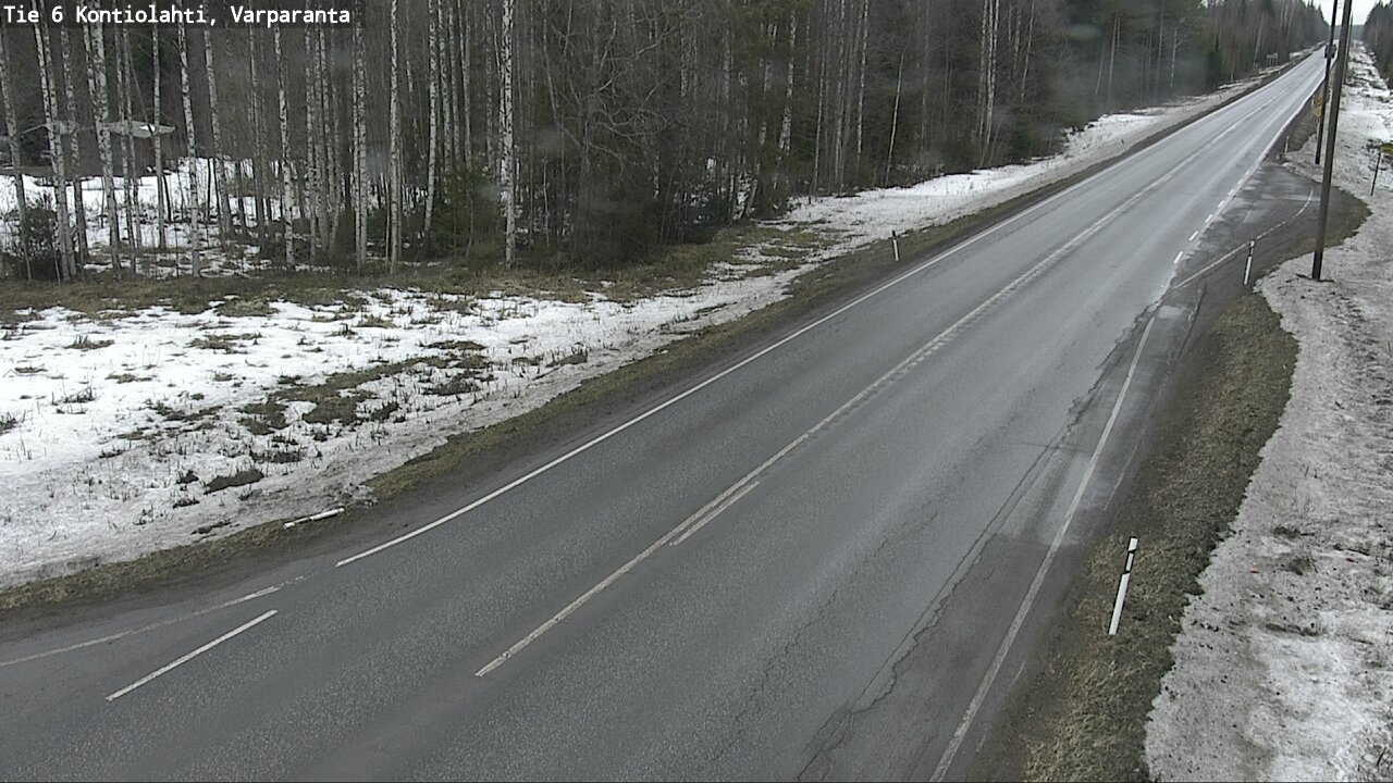 Kelikamerat Kuva Tie 6 Kontiolahti, Varpara, Kontiolahti, Pohjois-Karjala