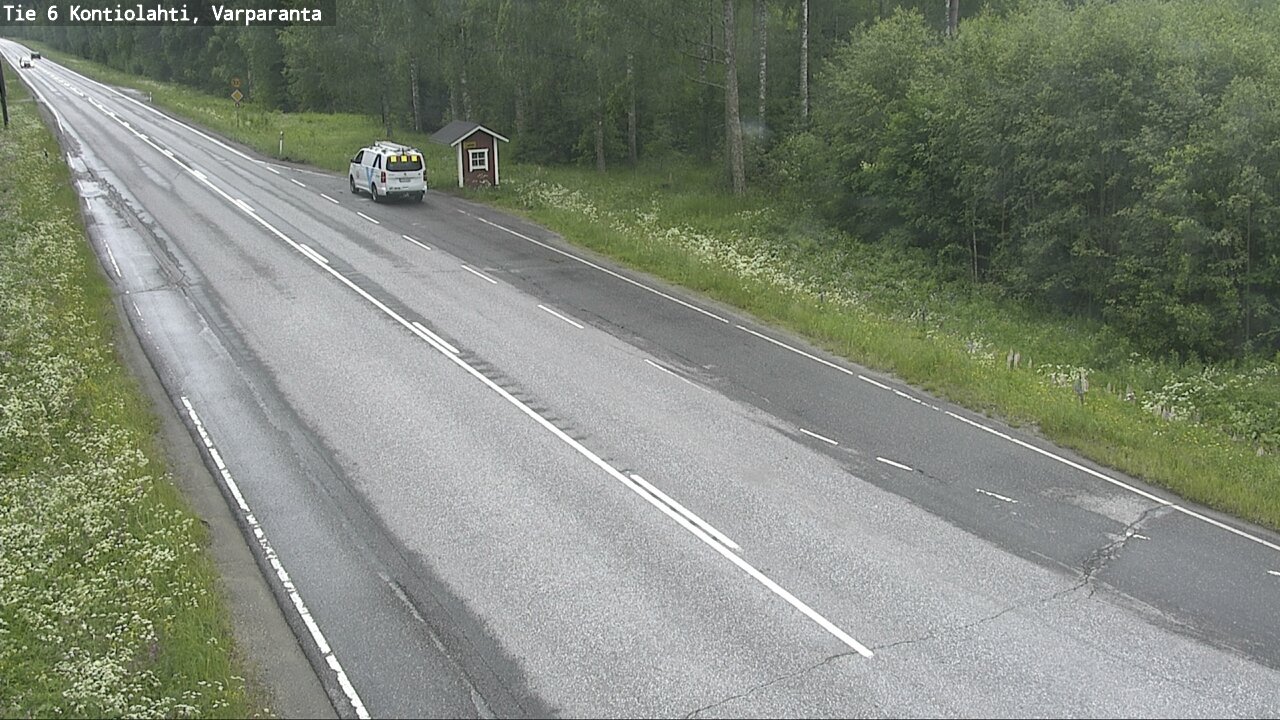 Weather Camera Image Väg 6 Kontiolax, Varparanta, Kontiolahti, Pohjois-Karjala