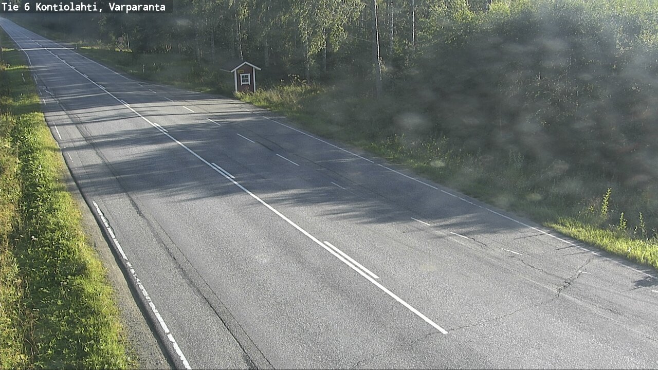 Weather Camera Image Road 6 Kontiolahti, Varparanta, Kontiolahti, Pohjois-Karjala