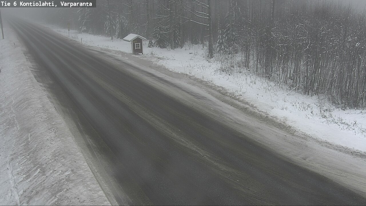 Weather Camera Image Road 6 Kontiolahti, Varparanta, Kontiolahti, Pohjois-Karjala