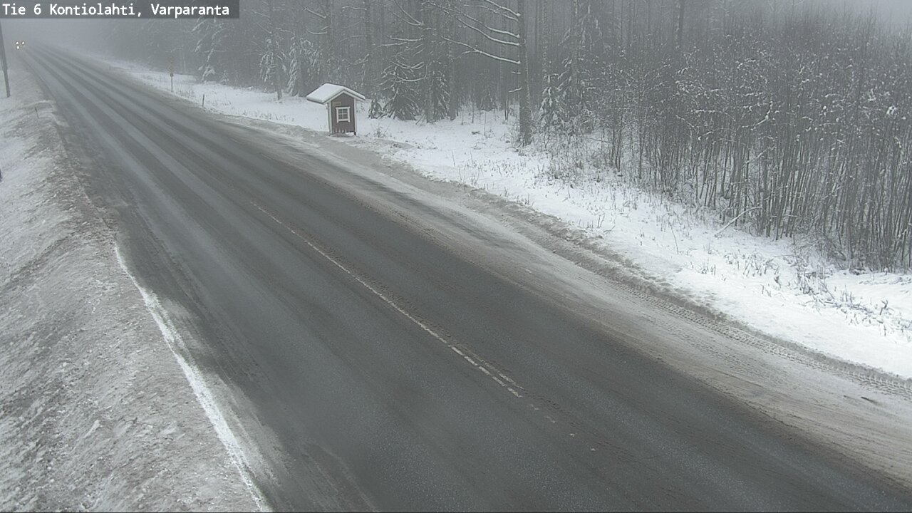 Weather Camera Image Road 6 Kontiolahti, Varparanta, Kontiolahti, Pohjois-Karjala