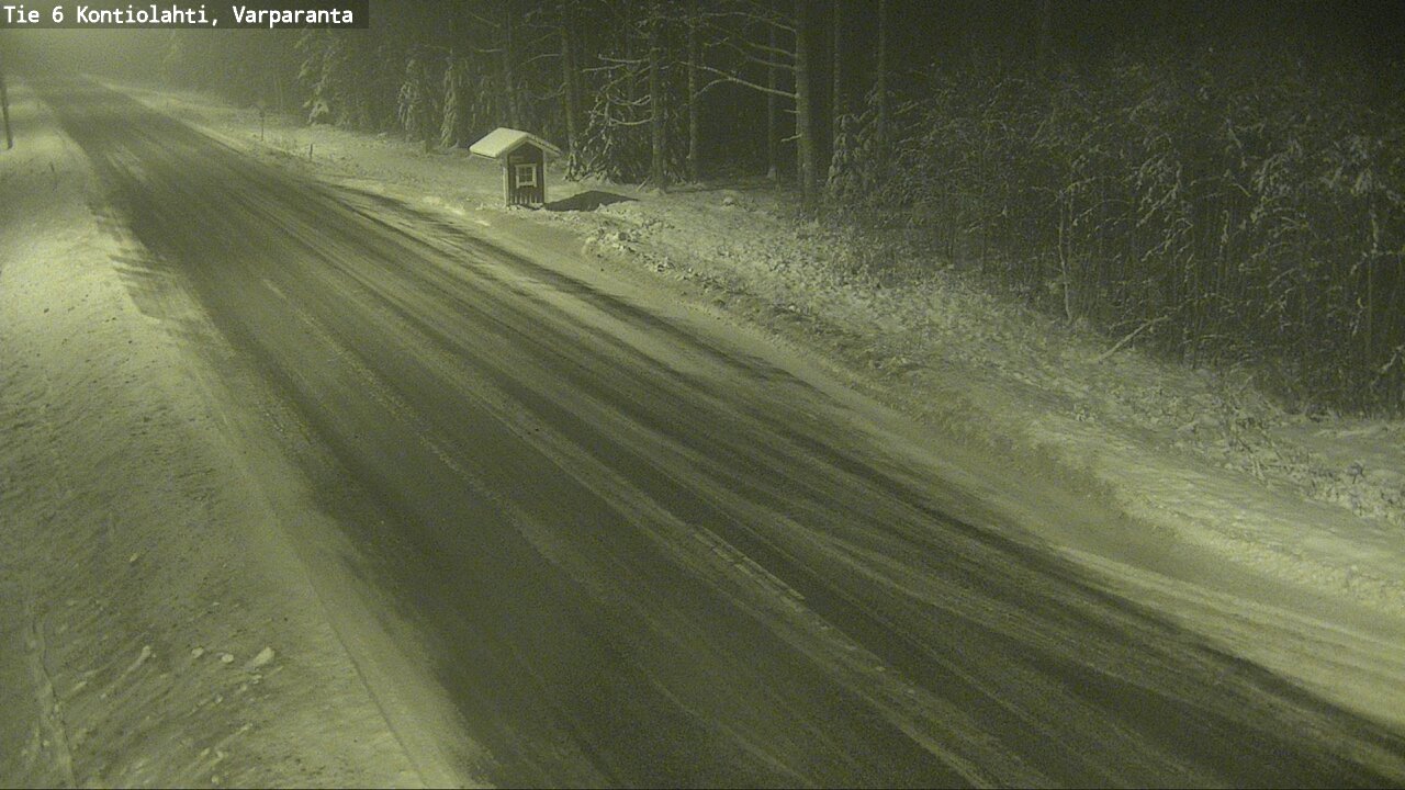 Weather Camera Image Road 6 Kontiolahti, Varparanta, Kontiolahti, Pohjois-Karjala