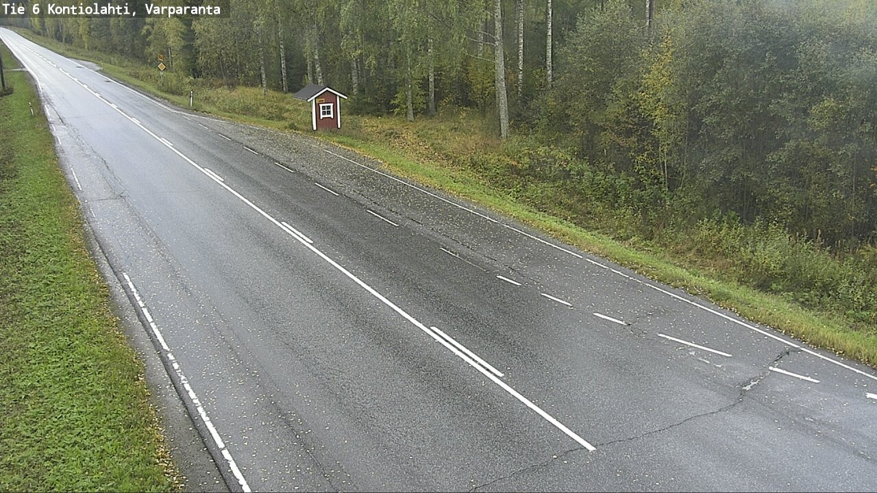 Weather Camera Image Väg 6 Kontiolax, Varparanta, Kontiolahti, Pohjois-Karjala