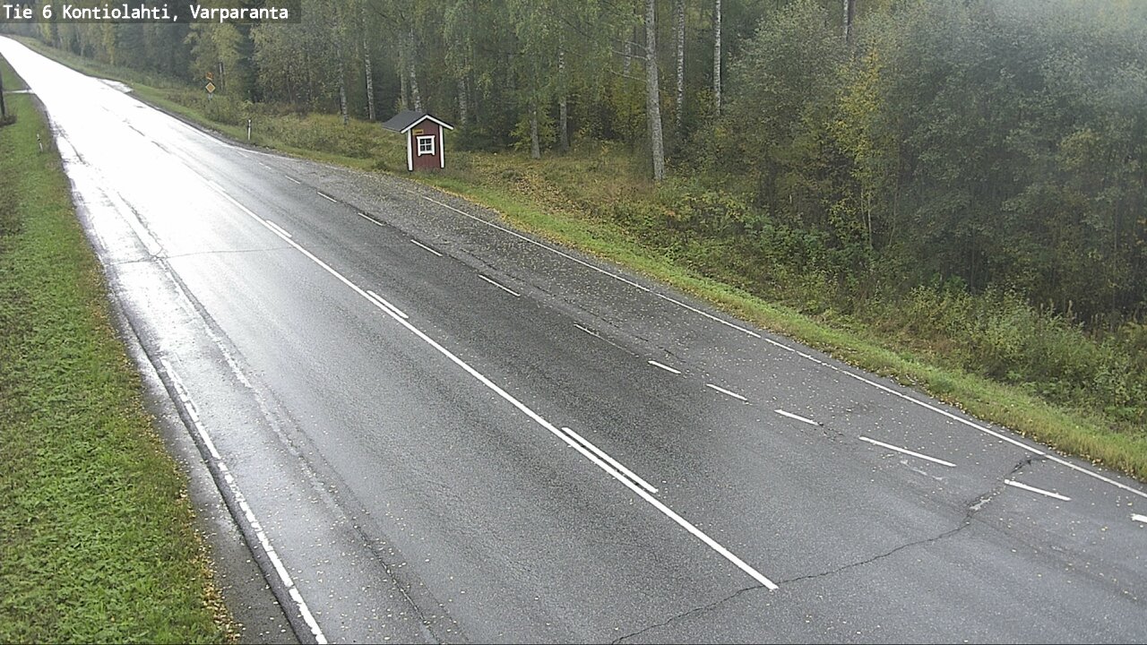 Weather Camera Image Väg 6 Kontiolax, Varparanta, Kontiolahti, Pohjois-Karjala
