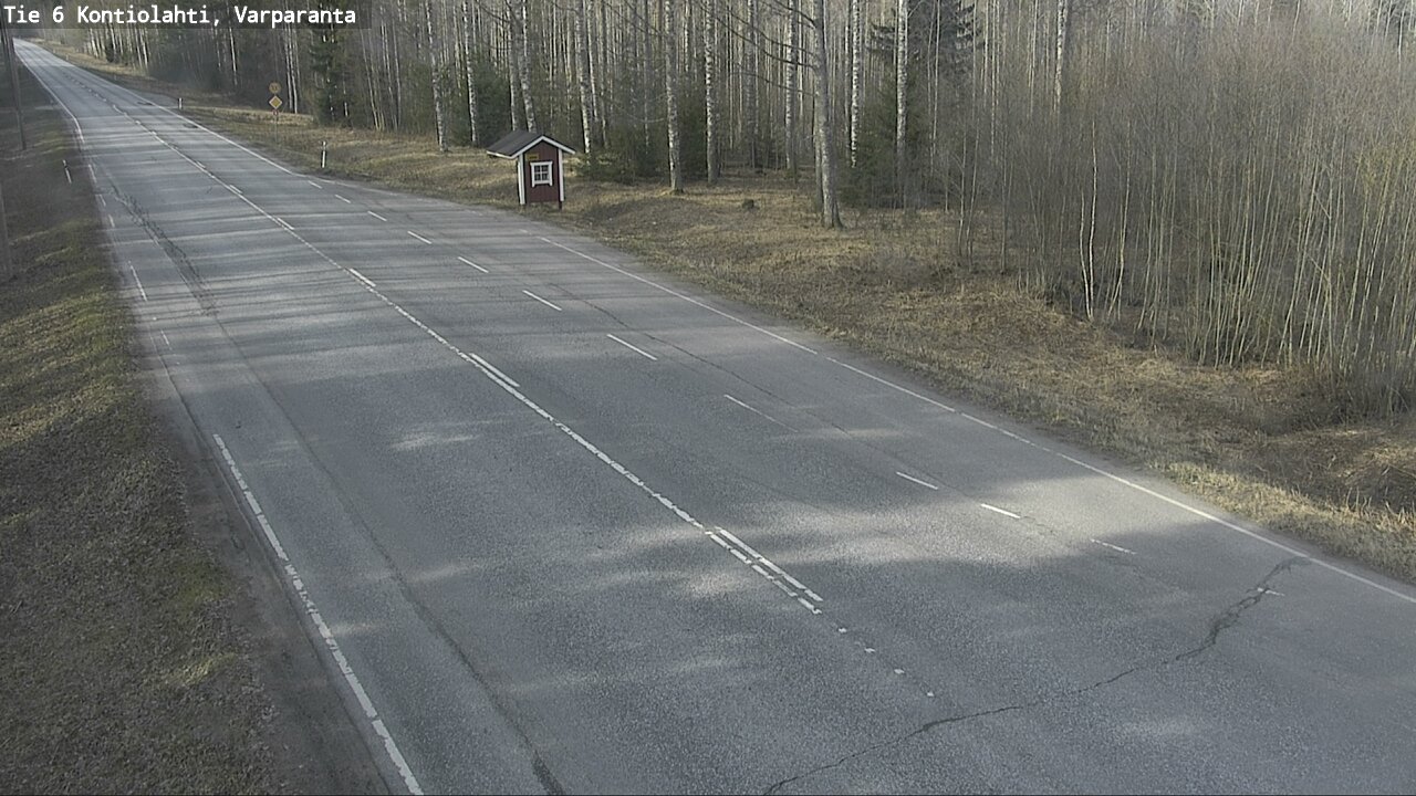 Weather Camera Image Road 6 Kontiolahti, Varparanta, Kontiolahti, Pohjois-Karjala
