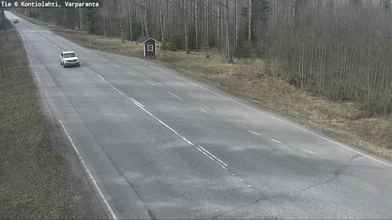 Weather Camera Image Road 6 Kontiolahti, Varparanta, Kontiolahti, Pohjois-Karjala