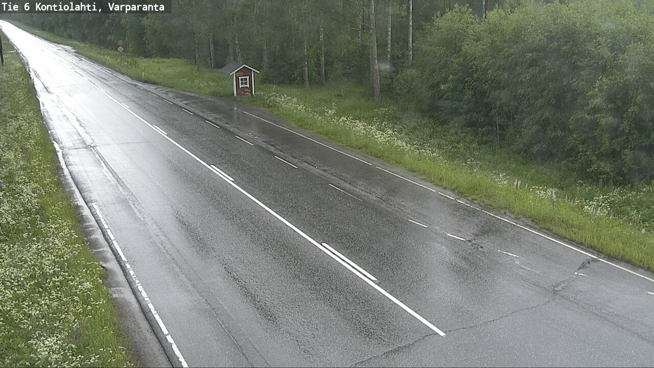 Weather Camera Image Road 6 Kontiolahti, Varparanta, Kontiolahti, Pohjois-Karjala