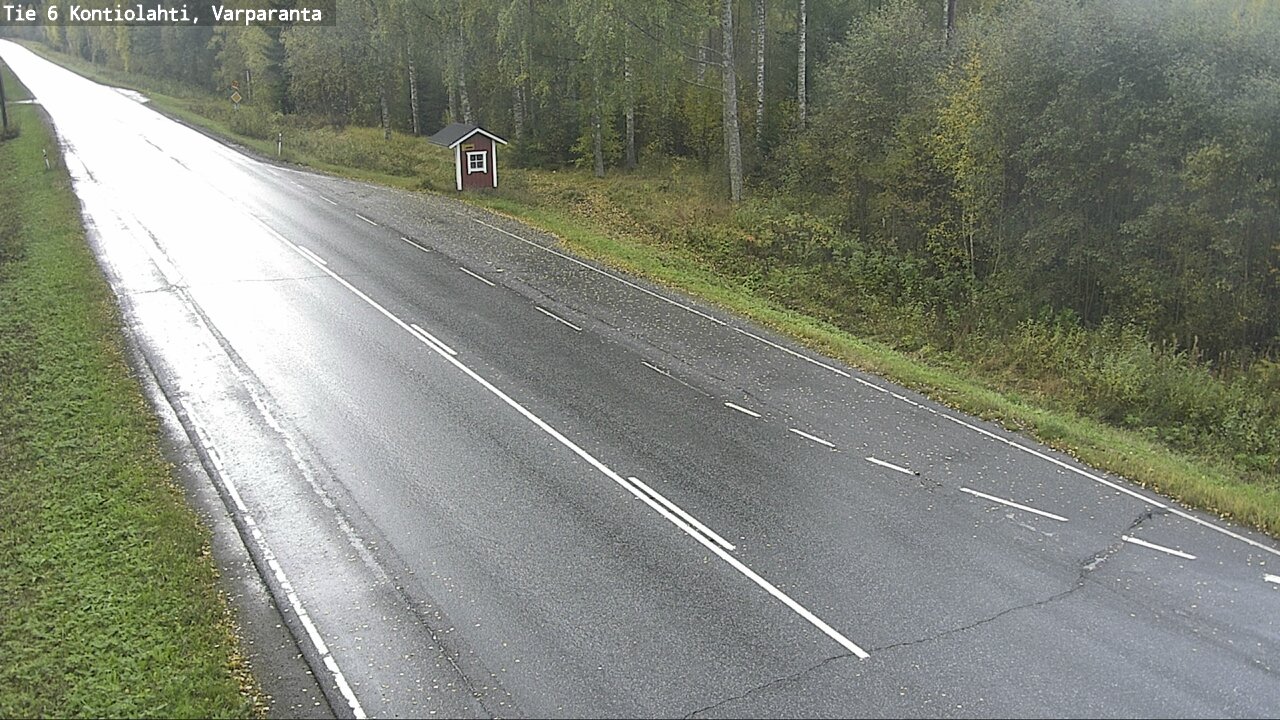 Weather Camera Image Väg 6 Kontiolax, Varparanta, Kontiolahti, Pohjois-Karjala
