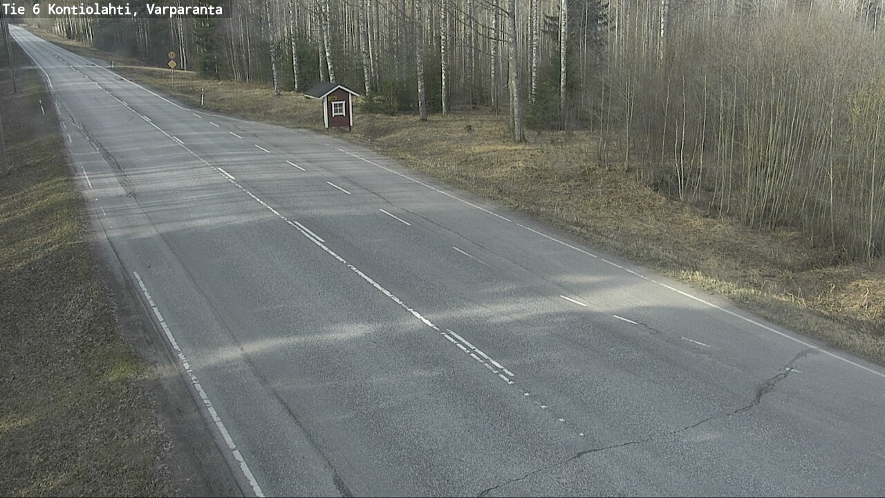 Weather Camera Image Road 6 Kontiolahti, Varparanta, Kontiolahti, Pohjois-Karjala