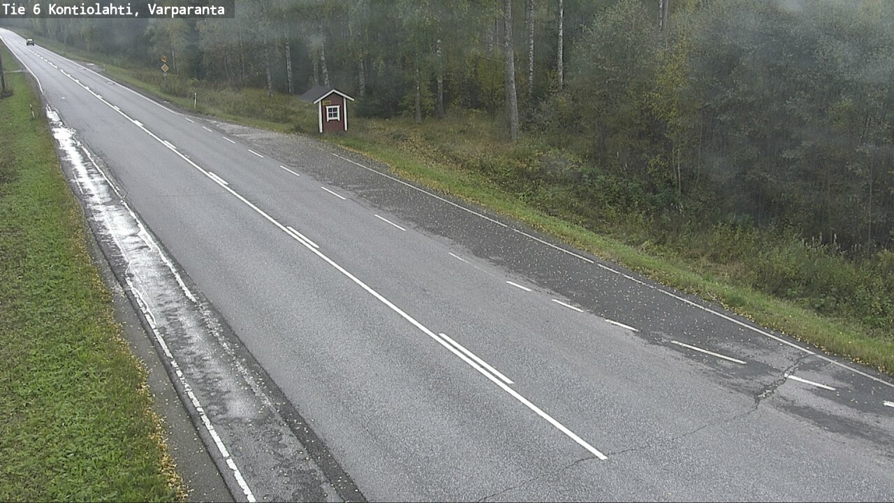Weather Camera Image Väg 6 Kontiolax, Varparanta, Kontiolahti, Pohjois-Karjala