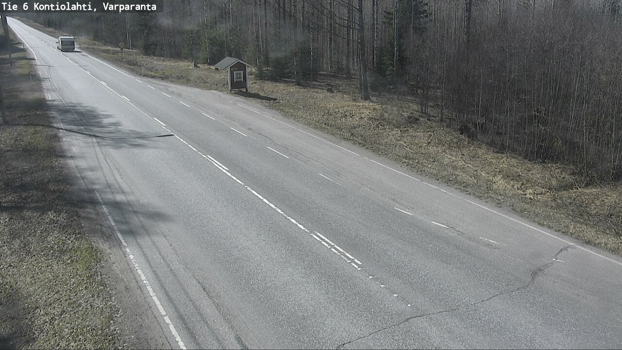 Weather Camera Image Road 6 Kontiolahti, Varparanta, Kontiolahti, Pohjois-Karjala