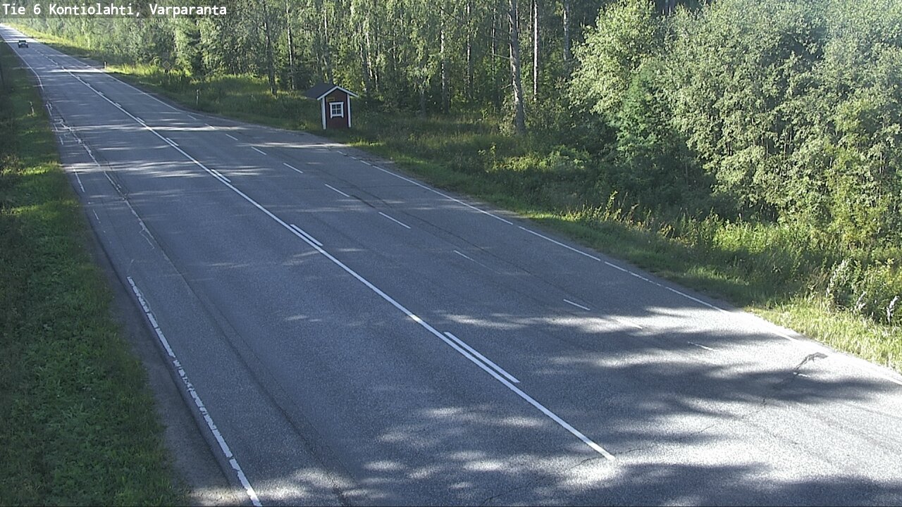 Weather Camera Image Road 6 Kontiolahti, Varparanta, Kontiolahti, Pohjois-Karjala