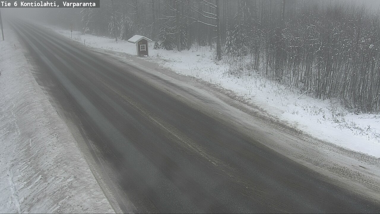 Weather Camera Image Road 6 Kontiolahti, Varparanta, Kontiolahti, Pohjois-Karjala