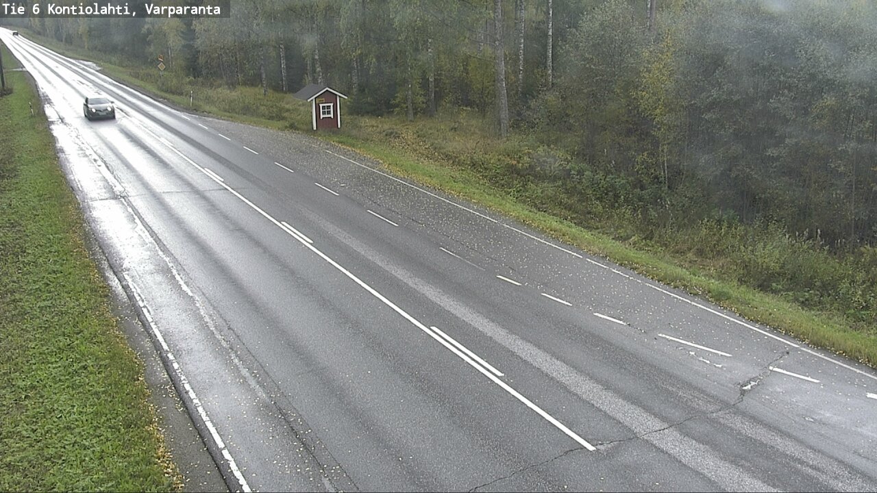 Weather Camera Image Väg 6 Kontiolax, Varparanta, Kontiolahti, Pohjois-Karjala