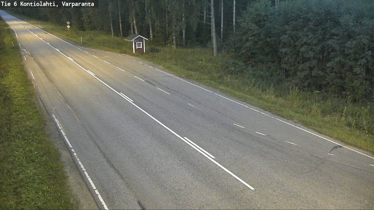 Weather Camera Image Road 6 Kontiolahti, Varparanta, Kontiolahti, Pohjois-Karjala