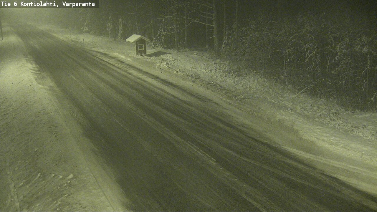 Weather Camera Image Road 6 Kontiolahti, Varparanta, Kontiolahti, Pohjois-Karjala