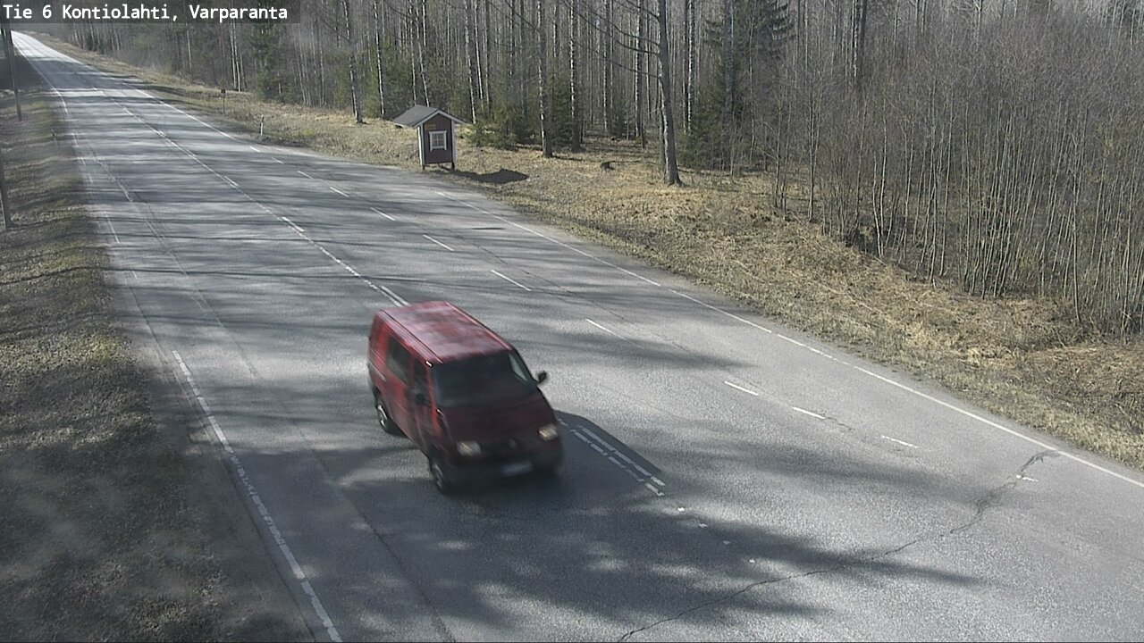 Weather Camera Image Road 6 Kontiolahti, Varparanta, Kontiolahti, Pohjois-Karjala