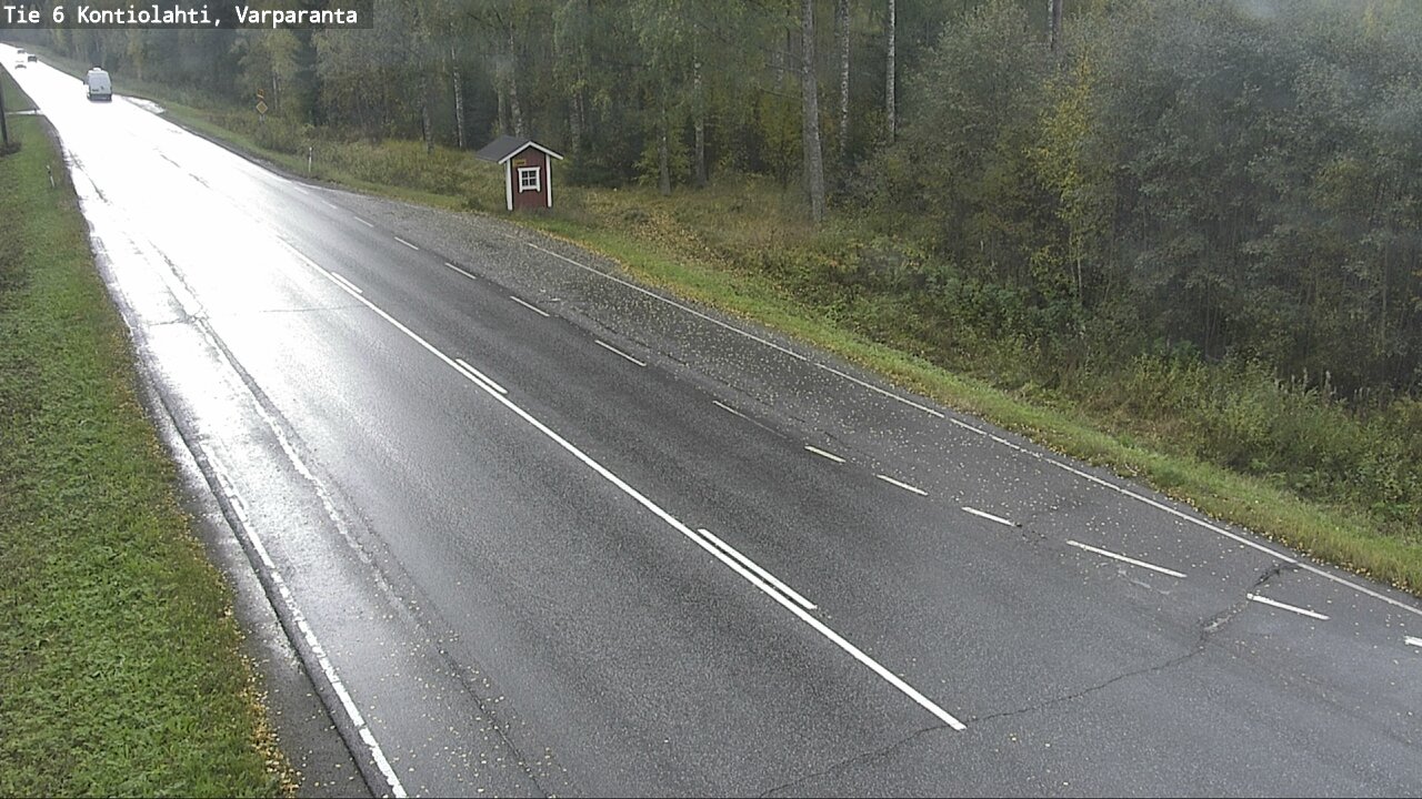 Weather Camera Image Väg 6 Kontiolax, Varparanta, Kontiolahti, Pohjois-Karjala