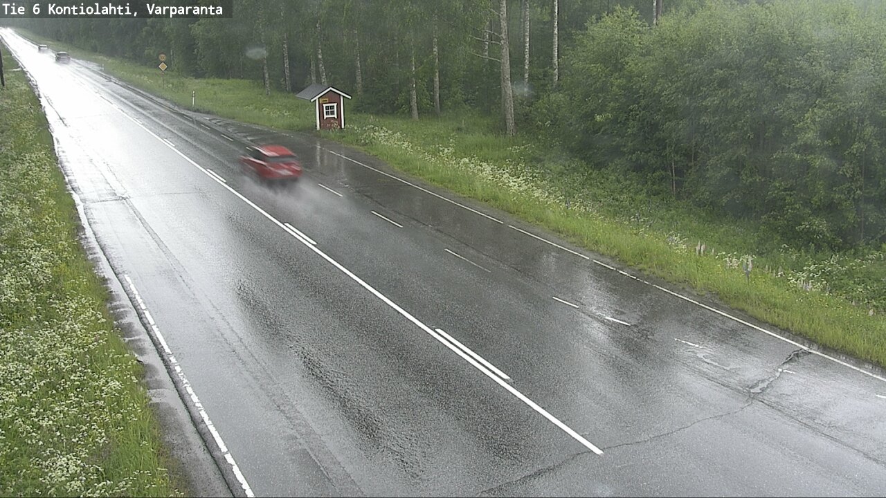 Weather Camera Image Väg 6 Kontiolax, Varparanta, Kontiolahti, Pohjois-Karjala