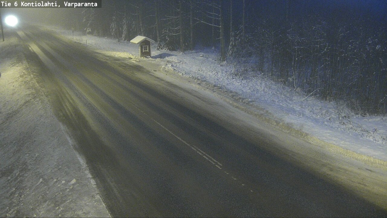 Weather Camera Image Väg 6 Kontiolax, Varparanta, Kontiolahti, Pohjois-Karjala