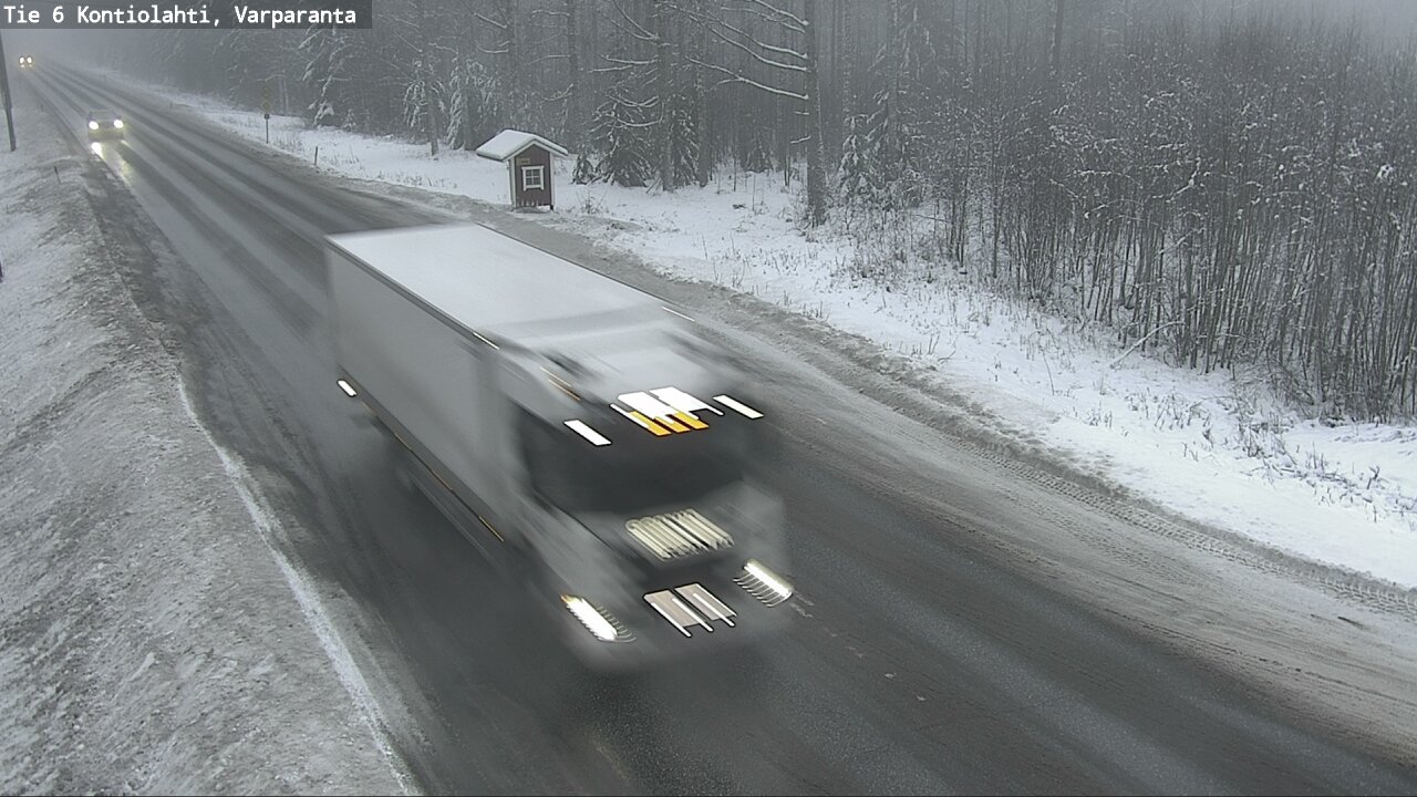 Weather Camera Image Road 6 Kontiolahti, Varparanta, Kontiolahti, Pohjois-Karjala