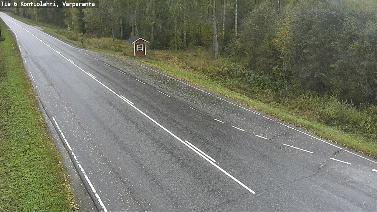 Weather Camera Image Väg 6 Kontiolax, Varparanta, Kontiolahti, Pohjois-Karjala